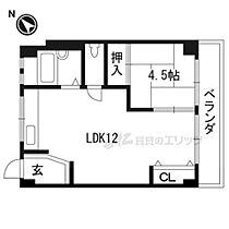 京都府城陽市寺田水度坂（賃貸マンション1LDK・4階・37.00㎡） その2