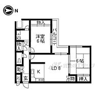 京都府京都市伏見区納所町（賃貸マンション2LDK・2階・55.00㎡） その2