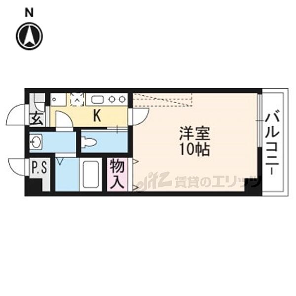 ボヌール小野 102｜京都府京都市山科区勧修寺東出町(賃貸マンション1K・1階・27.54㎡)の写真 その2