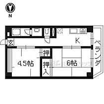 二ノ丸マンション 103 ｜ 京都府京都市伏見区向島二ノ丸町（賃貸マンション2K・1階・34.00㎡） その2