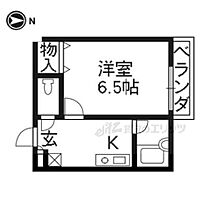 京都府京都市伏見区下中町（賃貸アパート1K・2階・20.70㎡） その2