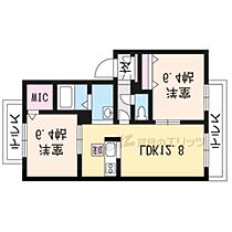 京都府木津川市城山台1丁目（賃貸アパート2LDK・1階・58.33㎡） その2