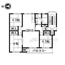 京都府長岡京市八条が丘1丁目（賃貸マンション3LDK・3階・67.47㎡） その2