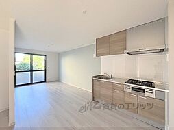 近鉄京都線 狛田駅 徒歩4分の賃貸アパート 1階2LDKのリビング/ダイニング