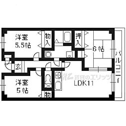エルパティオ田原 3LDKの間取図画像