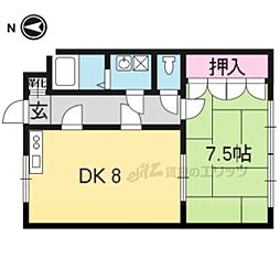 フラット291 1LDKの間取図画像