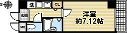 トミープレイス ワンルームの間取図画像