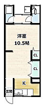 コーポラス藤井 3 ｜ 京都府久世郡久御山町佐山双置（賃貸アパート1K・1階・30.78㎡） その2