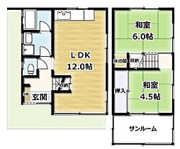 🉐敷金礼金0円！🉐寺田市ノ久保貸家