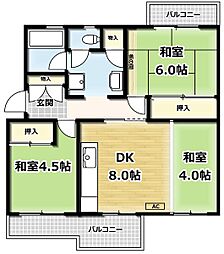 🉐敷金礼金0円！🉐男山第4住宅302棟