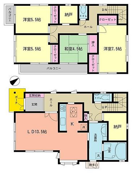 間取りを拡大表示