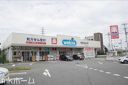 ウエルシア千葉園生店 徒歩8分。 630m
