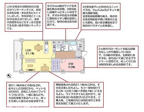 間取りを拡大表示