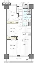 間取図画像 3LDK