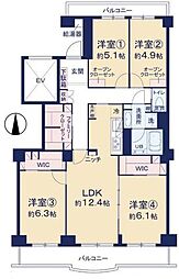 間取図画像 4LDK