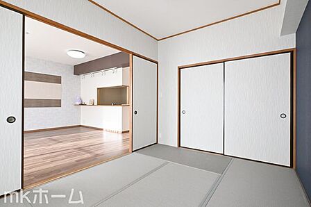 あると落ち着く和室には押入も完備されており、客間としてだけでなく収納などに利用できるスペースです!