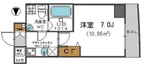 セレニテ上町台  ｜ 大阪府大阪市中央区上汐1丁目（賃貸マンション1K・8階・21.42㎡） その2