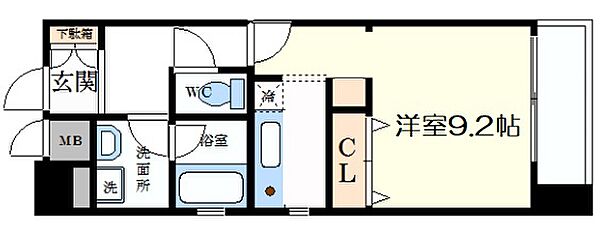 KAISEI江戸堀 ｜大阪府大阪市西区江戸堀1丁目(賃貸マンション1K・6階・35.25㎡)の写真 その2