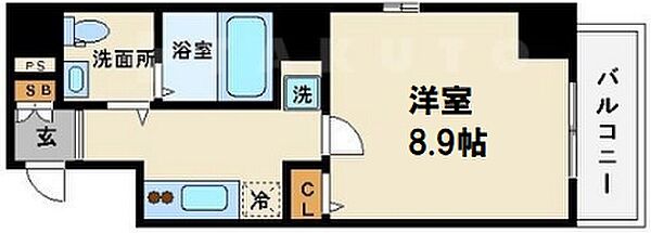 マティエール東梅田 ｜大阪府大阪市北区野崎町(賃貸マンション1K・5階・29.41㎡)の写真 その2