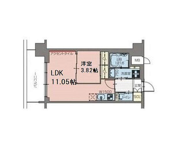 プレジオ難波 ｜大阪府大阪市浪速区元町1丁目(賃貸マンション1LDK・9階・38.41㎡)の写真 その2