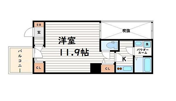 メゾン・デ・ノムラ東心斎橋 ｜大阪府大阪市中央区東心斎橋1丁目(賃貸マンション1K・8階・32.94㎡)の写真 その2