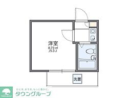 レオパレス吉祥寺第2 2階1Kの間取り