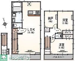 La Residence Chic 2階2SLDKの間取り