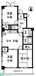 K-CUBE 3DKの間取図画像