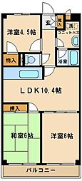 リーフレットパークK.A 3LDKの間取図画像