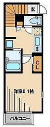 レオネクストメゾンエルブ南大泉 1Kの間取図画像