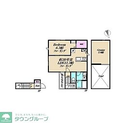 仮)J・URBAN永福町 1LDKの間取図画像