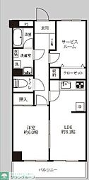 DELUXCONMOTO 1SLDKの間取図画像