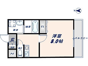 エイチ・ツー・オー新町II 503 ｜ 大阪府東大阪市新町24-15（賃貸マンション1K・5階・26.18㎡） その2