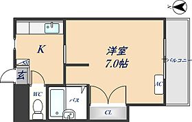 ワンルーム北口 208 ｜ 大阪府東大阪市吉田3丁目（賃貸アパート1R・2階・25.00㎡） その2