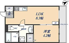 Dias東石切 206 ｜ 大阪府東大阪市東石切町4丁目2-1（賃貸アパート1LDK・2階・29.12㎡） その2