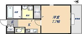 エムズコート吉田 101 ｜ 大阪府東大阪市中新開2丁目4-21（賃貸アパート1K・1階・26.96㎡） その2