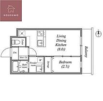 st.Residence南津の辺 305 ｜ 大阪府大東市南津の辺町43-10（賃貸アパート1LDK・3階・26.23㎡） その2