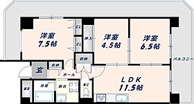 大阪府東大阪市長田西1丁目（賃貸マンション3LDK・4階・69.85㎡） その2