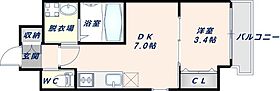 大阪府東大阪市下小阪2丁目（賃貸マンション1DK・3階・27.39㎡） その2