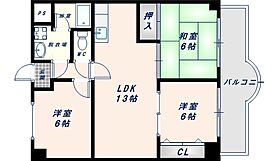 大阪府東大阪市長田東1丁目（賃貸マンション3LDK・2階・60.36㎡） その2