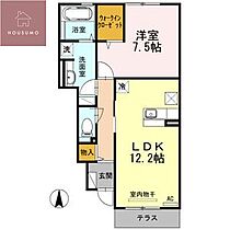 大阪府柏原市法善寺4丁目（賃貸アパート1LDK・1階・51.91㎡） その2