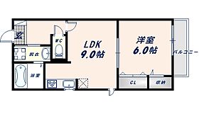 オリエンスタツミ  ｜ 大阪府大阪市生野区巽南1丁目（賃貸アパート1LDK・2階・40.50㎡） その2