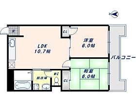 大阪府東大阪市大蓮北4丁目（賃貸マンション2LDK・2階・48.00㎡） その2