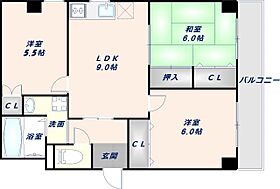 大阪府大阪市東成区神路1丁目（賃貸マンション3LDK・3階・58.93㎡） その2