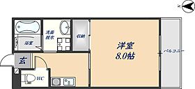 サンモールC棟 203 ｜ 大阪府大東市灰塚4丁目4-27（賃貸アパート1K・2階・26.00㎡） その2