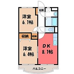 🉐敷金礼金0円！🉐両毛線 栃木駅 徒歩22分