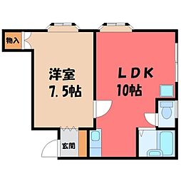 🉐敷金礼金0円！🉐東北本線 小山駅 徒歩24分