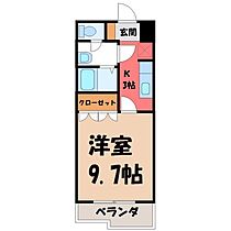 栃木県栃木市沼和田町（賃貸アパート1K・1階・29.75㎡） その2