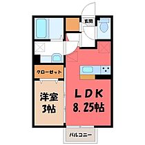 茨城県結城市大字結城（賃貸アパート1LDK・1階・29.25㎡） その2