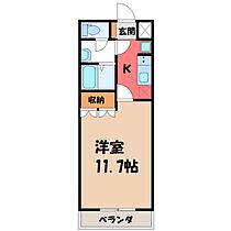 茨城県筑西市小川（賃貸アパート1K・2階・33.00㎡） その2